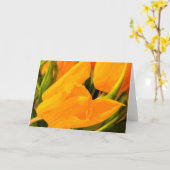 Tulips Karte (Gelbe Blume)
