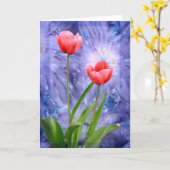 Tulips Karte (Gelbe Blume)