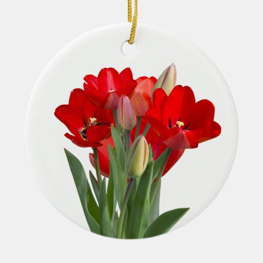 Tulips Keramik Ornament (Vorne)