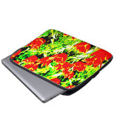 Tulips Laptopschutzhülle (Vorne Knopf)
