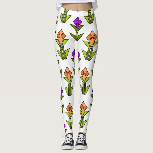 Tulips Leggings (Vorderseite)