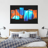 Tulips-Leinwand Leinwanddruck (Insitu (Schlafzimmer))