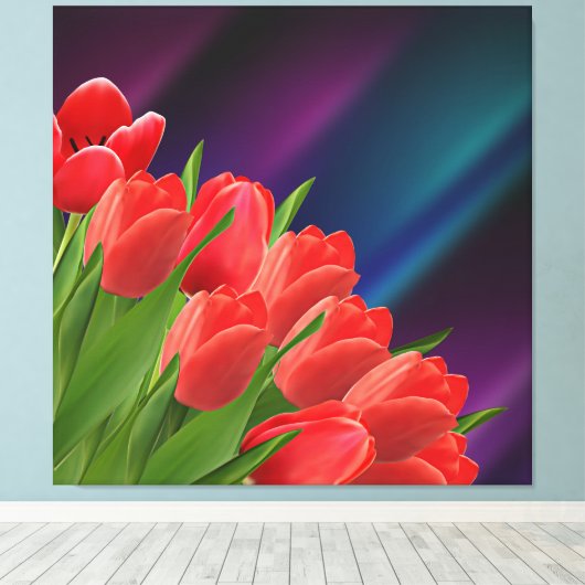 Tulips Leinwanddruck (Insitu (Holzboden))