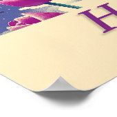 Tulips-Meer - Vintages Holland Poster (Ecke)