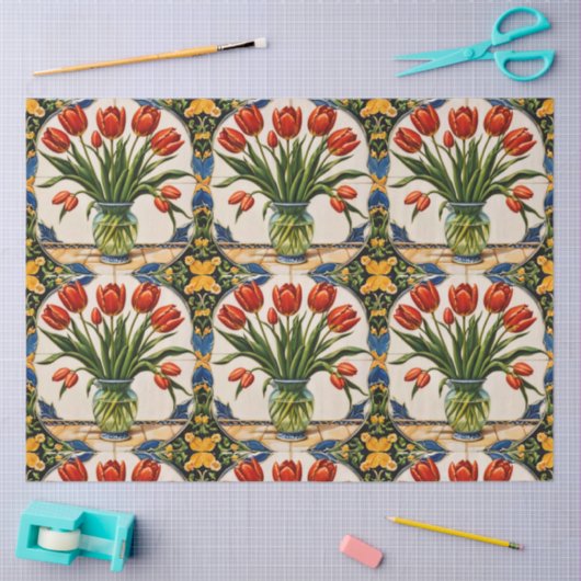 Tulips Modern Beautiful Collection Seidenpapier (Basteln)