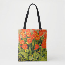 Tulips Modernes Fest der Blume Tasche