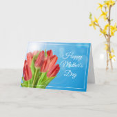 Tulips Muttertagskarte Karte (Gelbe Blume)