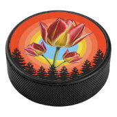 tulips nature botanical plant  eishockey puck (3/4)