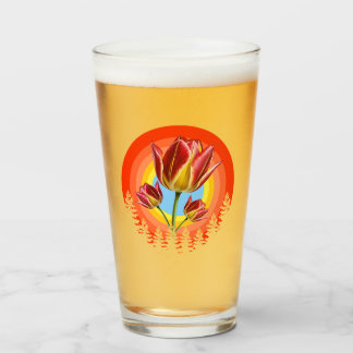 tulips nature botanical plant  glas