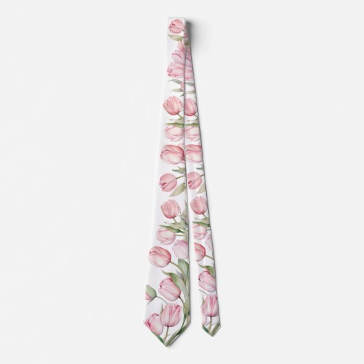 Tulips Neck Tie Krawatte (Vorderseite)