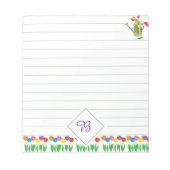 Tulips Notepad Notizblock (Vorderseite)