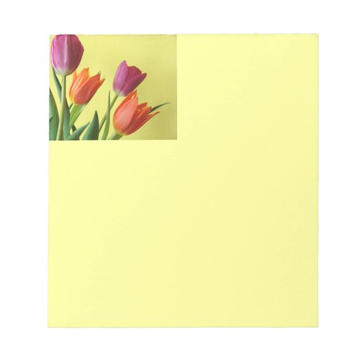Tulips Notepad Notizblock (Vorderseite)
