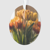 Tulips Orange Flowers Ornament