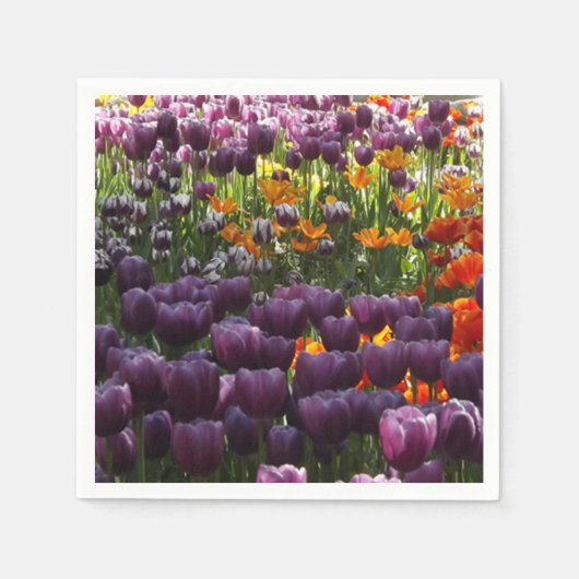 Tulips Paper Napkin Serviette (Vorderseite)