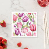 Tulips Paper Napkins Serviette (Beispiel)