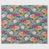 Tulips Peony Spring Flower Garden Geschenkpapier (Flach)