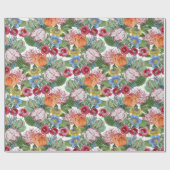 Tulips Peony Spring Flower Garden Geschenkpapier (Flach)