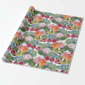 Tulips Peony Spring Flower Garden Geschenkpapier (Ungerollt)