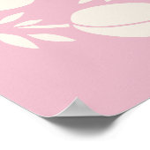 Tulips Pink Poster (Ecke)