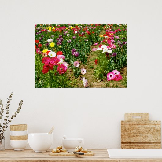 Tulips & Poppies Poster (Küche)