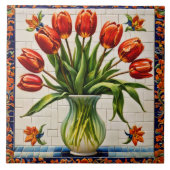 Tulips Populäre schöne Sammlung Fliese (Vorderseite)