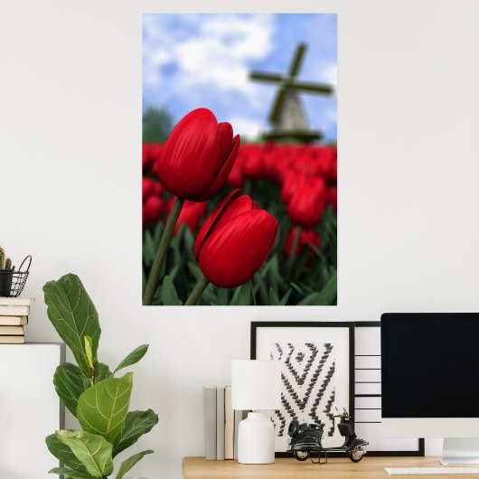 Tulips Poster (Heimbüro)