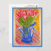 Tulips Postkarte (Vorne/Hinten)