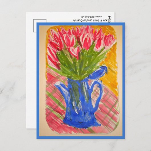 Tulips Postkarte (Vorne/Hinten)