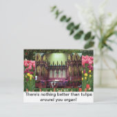 Tulips Postkarte (Stehend Vorderseite)