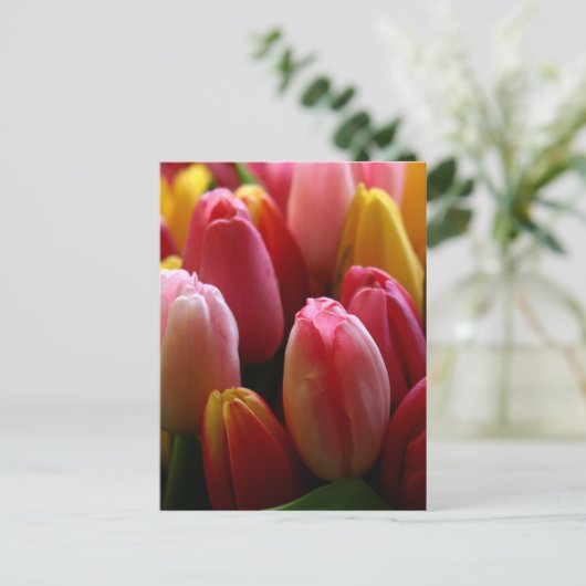 Tulips Postkarte (Stehend Vorderseite)