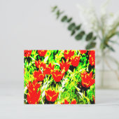 Tulips Postkarte (Stehend Vorderseite)