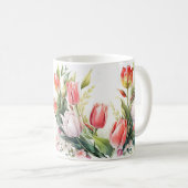 Tulips Print Tasse (VorderseiteRechts)
