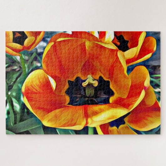 Tulips Puzzle (Horizontal)