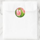 Tulips Runder Aufkleber (Tasche)