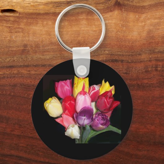 Tulips sagt alles schlüsselanhänger (Vorderseite)