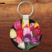 Tulips sagt alles schlüsselanhänger (Vorderseite)