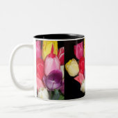 Tulips sagt alles zweifarbige tasse (Links)