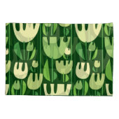 Tulips Scandinavian Style Pattern Kissenbezug (Rückseite)