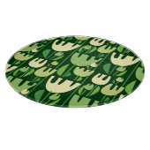 Tulips Scandinavian Style Pattern Schneidebrett (Ecke)