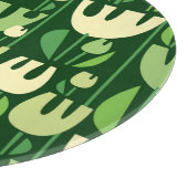 Tulips Scandinavian Style Pattern Schneidebrett (Ecke)