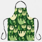 Tulips Scandinavian Style Pattern Schürze (Vorderseite)