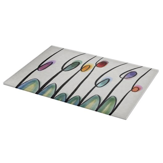 Tulips Schneidebrett (Ecke)