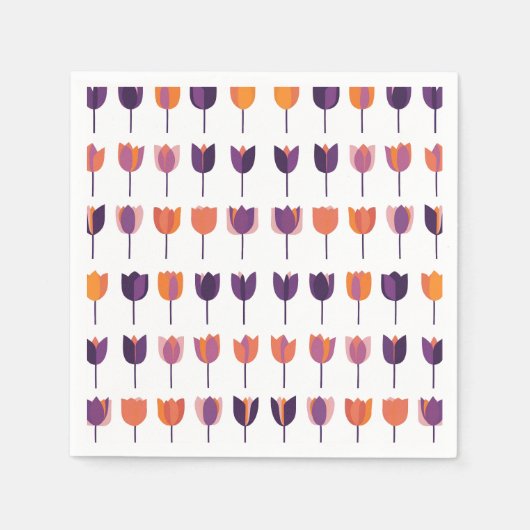 Tulips Serviette (Vorderseite)