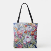 Tulips Shoulle Tasche (Rückseite)