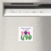 Tulips sind immer in der Saison Magnet (In Situ (Geschirrspüler))