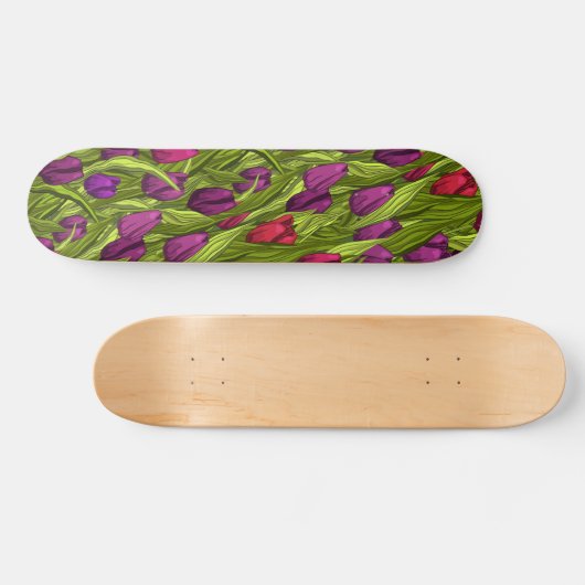 Tulips Skateboard (Horizontal)