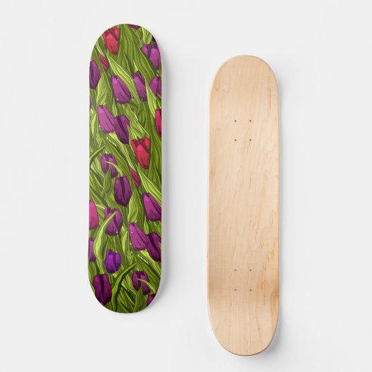 Tulips Skateboard (Vorderseite)