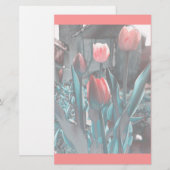 Tulips Stationery Briefpapier (Vorne/Hinten)