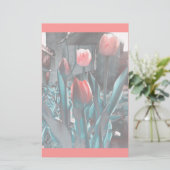 Tulips Stationery Briefpapier (Stehend Vorderseite)
