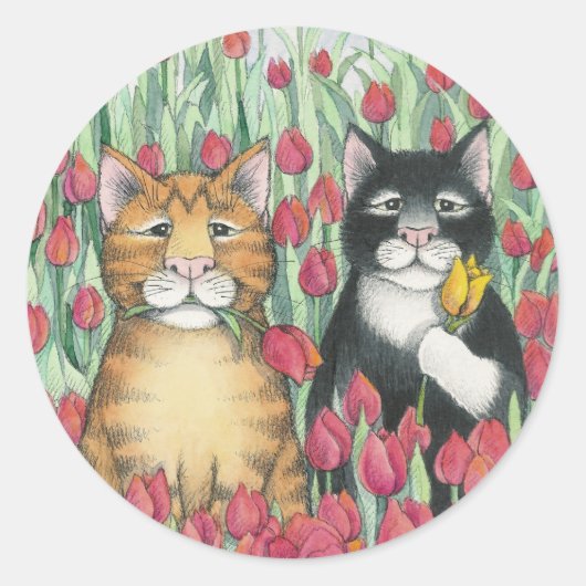 Tulips Stickers B & T #47 (Vorderseite)